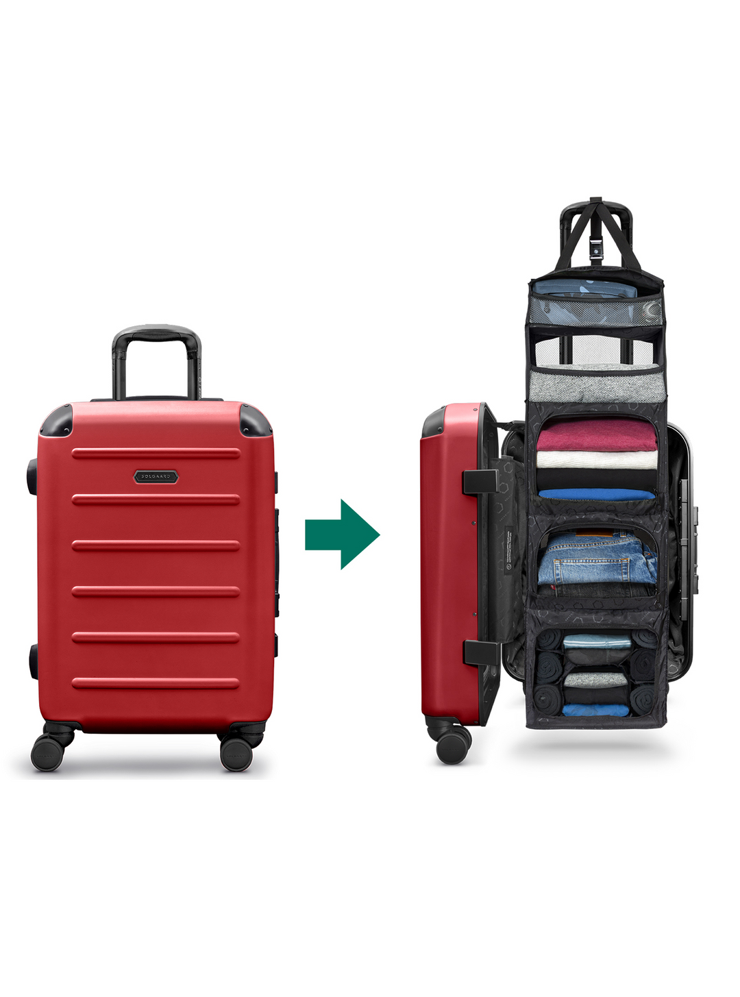 SOLGAARD ブラックキャリーケース 1912 0.7 SOLGAARD ブラックキャリーケース 1912 0.7 Carry-on Closet