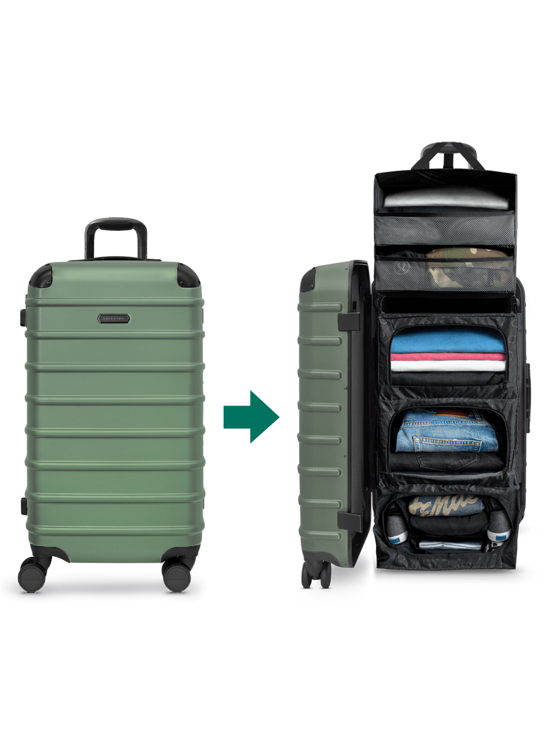 【取り置き】SOLGAARD Trunk Closet - M(中型 60L) Trunk Closet - M (60L)【時短スーツケース】SOLGAARD