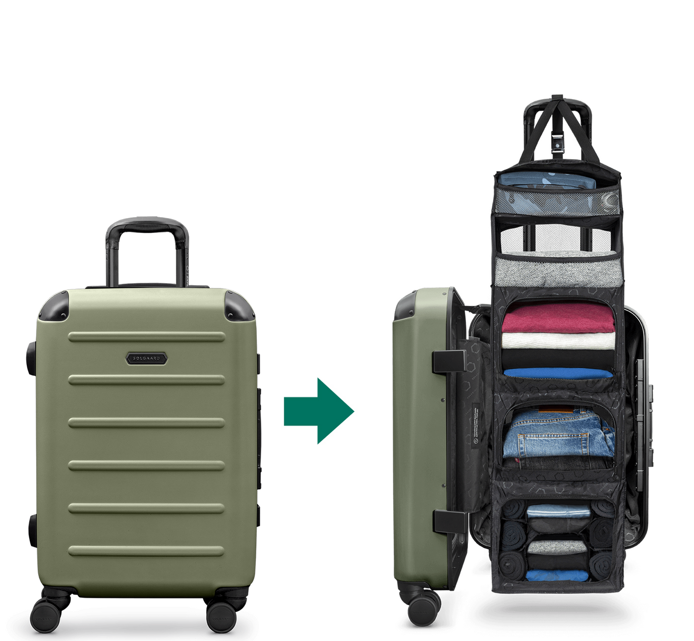 出張・旅行用 Carry-on Closet(機内持込39L)時短スーツケース 出張・旅行用 Carry-on Closet(機内持込39L)時短スーツケース