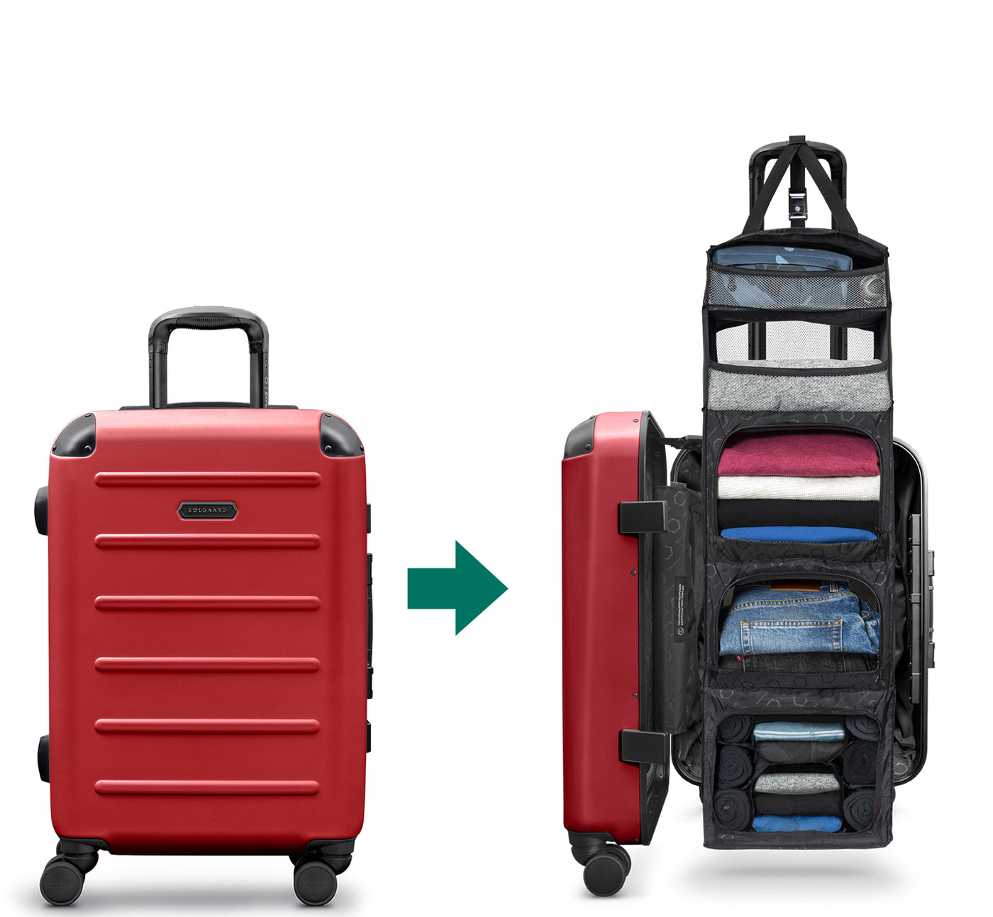 Carry-on Closet（機内持込39L）時短スーツケース